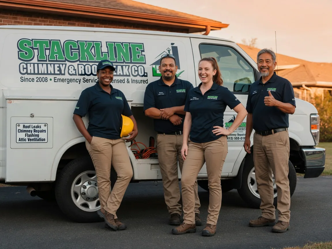 Chimney flashing repair company in Nicoma Park, OK